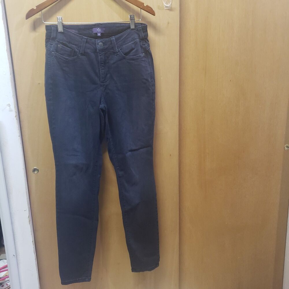 NYDJ Ami Skinny Legging Women's SZ 4 Dark Blue Stretch Denim Mid Rise Jeans HHH